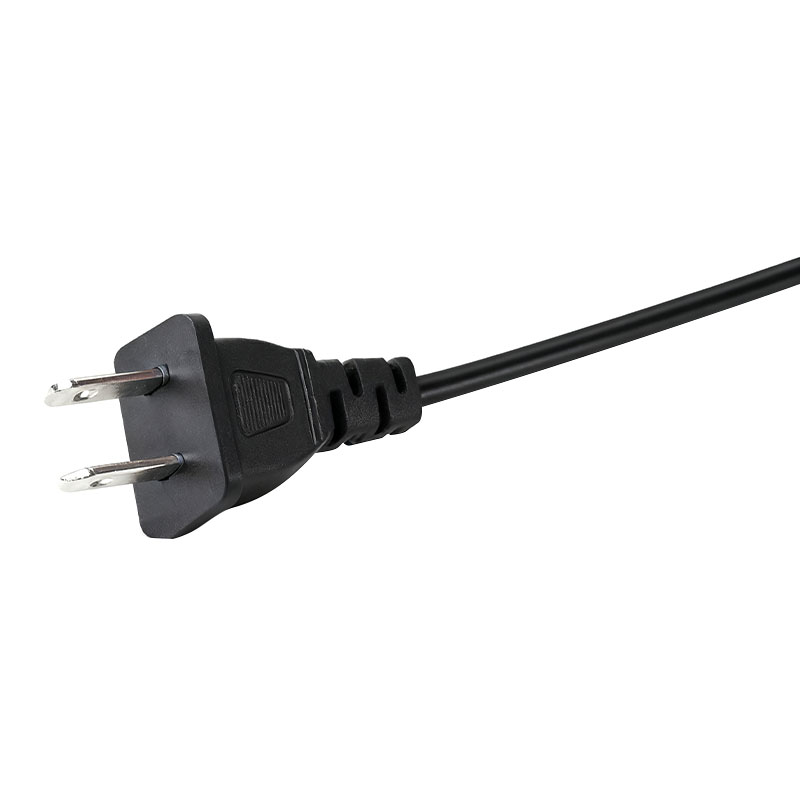 American Standard 2-stifts platt kontakt 2-stifts rund nätsladd