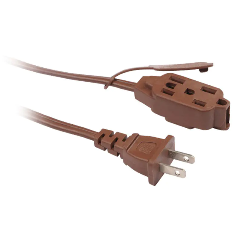 12v American Standard Spt hushållsförlängningssladd med tvåstiftskontakt och multiuttag FP-690,FP-691,FP-692,FP-693,FP-688,FP-689